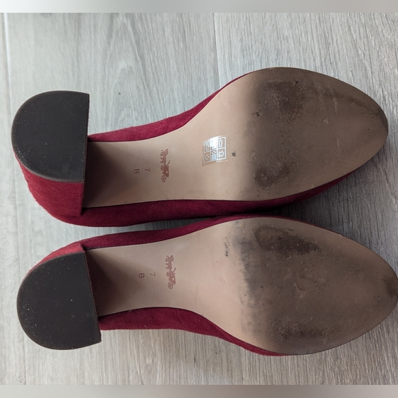 Coach suede Mary Jane platforms - Picture 6 of 7